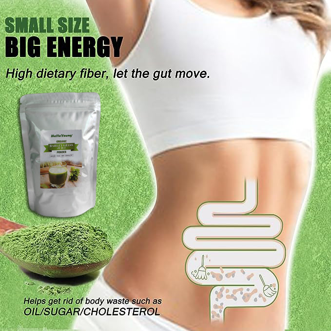 HelloYoung Organic Barley Grass Powder - 250g