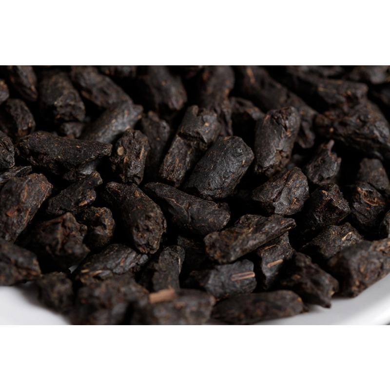 CIFbuy 500g/Tin Yunnan Pu'er Tea Menghai Ripe Tea Jujube Tea Fossil Crushed Silver