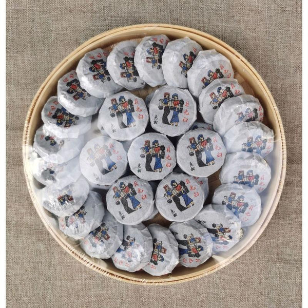 CIFbuy 250g Yunnan Pu'er Tea Leaves Jinggu Moonlight White Tea Cakes Mini Small Tuocha