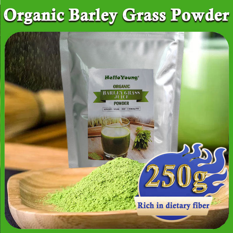 Barley grass powder original barley grass powder willy ong Organic Non-GMO Vegan Cold-Juiced and Low-Temperature Dried Main image