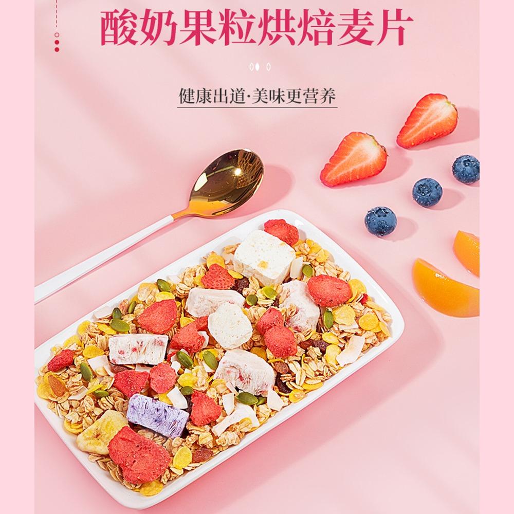 CIFbuy Dried Fruit Yogurt Cereal with Oat Clusters 300g