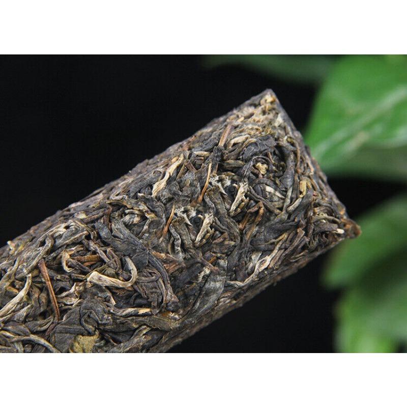 CIFbuy 150g Golden BarIceland Gold Brick Puerh Raw Brick Tea Mengku Gold Leaf Flower