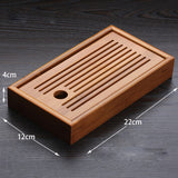Chinese traditions Bamboo tea tray solid bamboo tea board kung fu tea tools for cup teapot crafts tray,Chinese culture Tea Set
