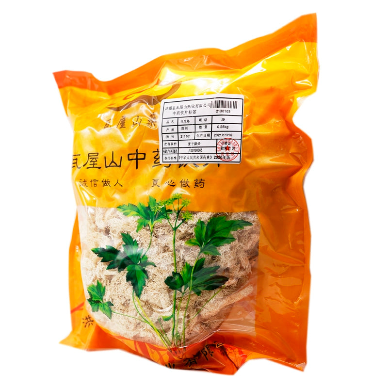Wawashan Pharmaceuticals Chinese Herbal Drinks Fenghua Luo Duan Chinese Herbal Medicine Grab and Go Chinese Herbal Medicine Shop瓦屋山药业中药饮片 丝瓜络 段 中药材抓配 中药材店铺大全