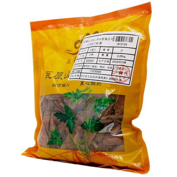 Wawashan Pharmaceuticals Chinese Medicine Tablets Red Ginseng Tablets Chinese Herbal Medicine Shop瓦屋山药业中药饮片 红参片 片 中药材抓配 中药材店铺大全