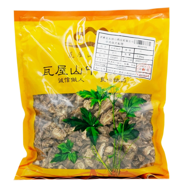 Wawashan Pharmaceuticals Chinese Medicine Drinks Ox Tail Duhuo Tablet Chinese Medicine Grabbing and Dispensing Chinese Herbal Medicine Shop瓦屋山药业中药饮片 牛尾独活 片 中药材抓配 中药材店铺大全 Main image