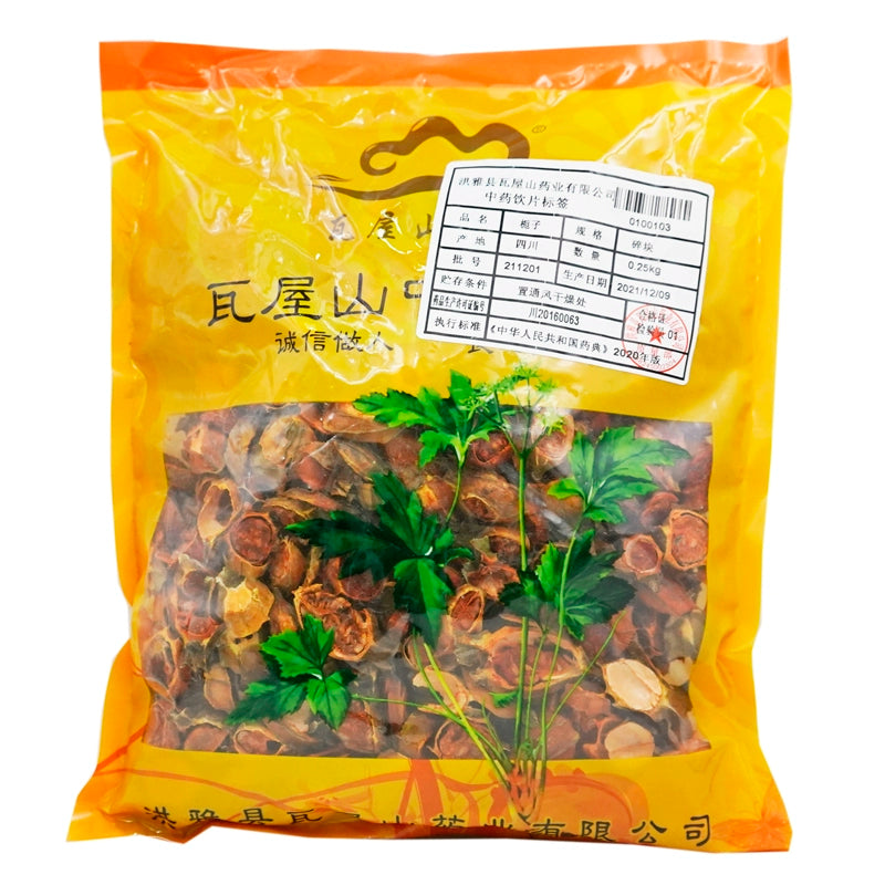 Wawasan Pharmaceuticals Chinese Medicine Drinks Gardenia Crushed Chinese Herbs Chinese Herbal Medicine Shop 瓦屋山药业中药饮片 栀子 碎块 中药材抓配 中药材店铺大全 Main image