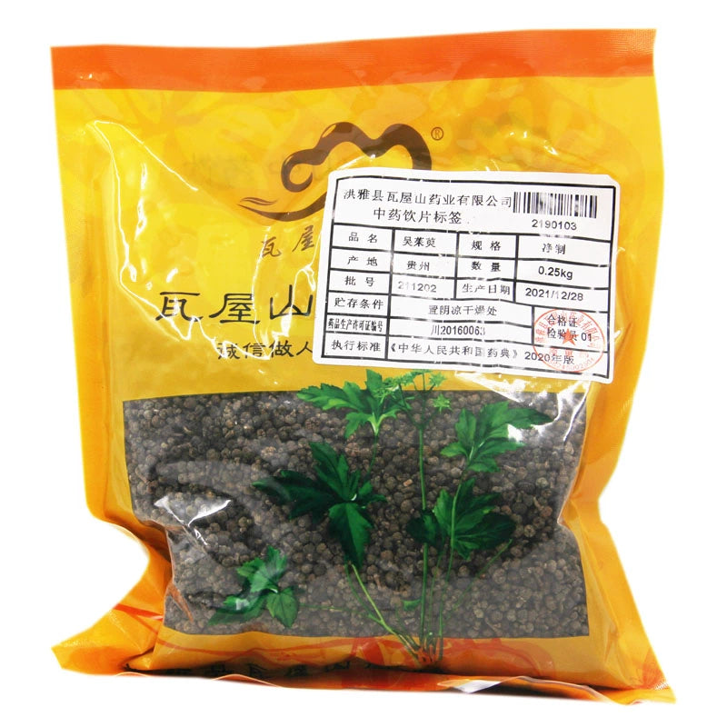 Wawasan Pharmaceuticals Chinese Herbal Drinks Cornus officinalis (Pure) Chinese Herbal Remedies Chinese Herbal Medicine Shop 瓦屋山药业中药饮片 吴茱萸 净制 中药材抓配 中药材店铺大全 Main image