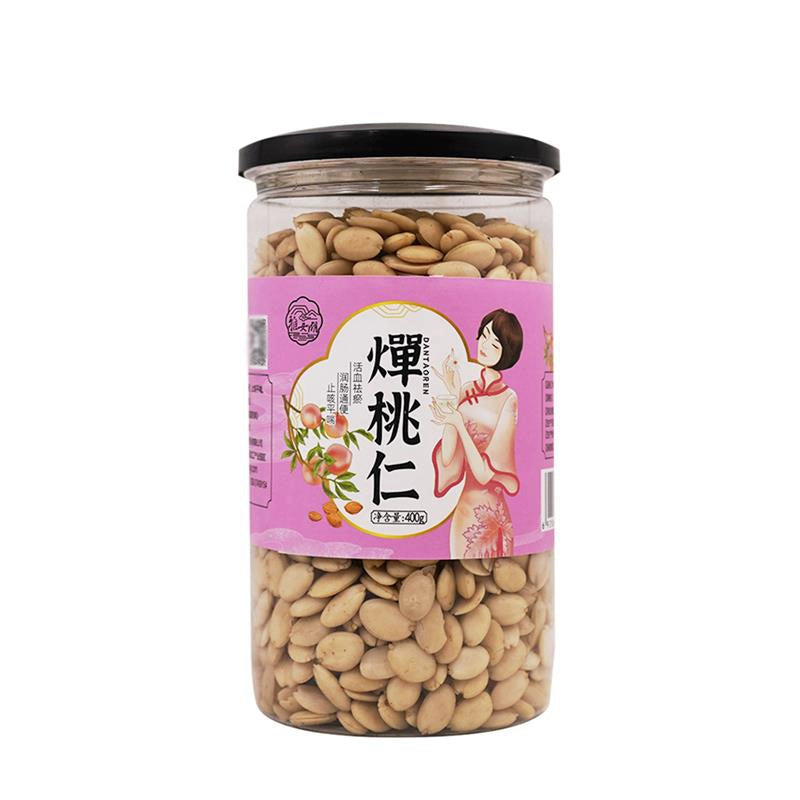 Yalu Lake Minmoking Peach Kernel 400g/bottle雅女湖 燀桃仁 400g/瓶