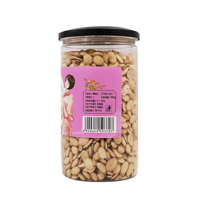 Yalu Lake Minmoking Peach Kernel 400g/bottle雅女湖 燀桃仁 400g/瓶