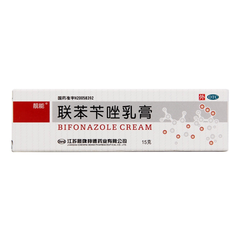 Liangneng Bifonazole Cream 15g Tinea Pedis Tinea Corporis Tinea Cruris Tinea Versicolor OTC 靓能 联苯苄唑乳膏 15g手癣 足癣 体癣 股癣 花斑癣 OTC Main image