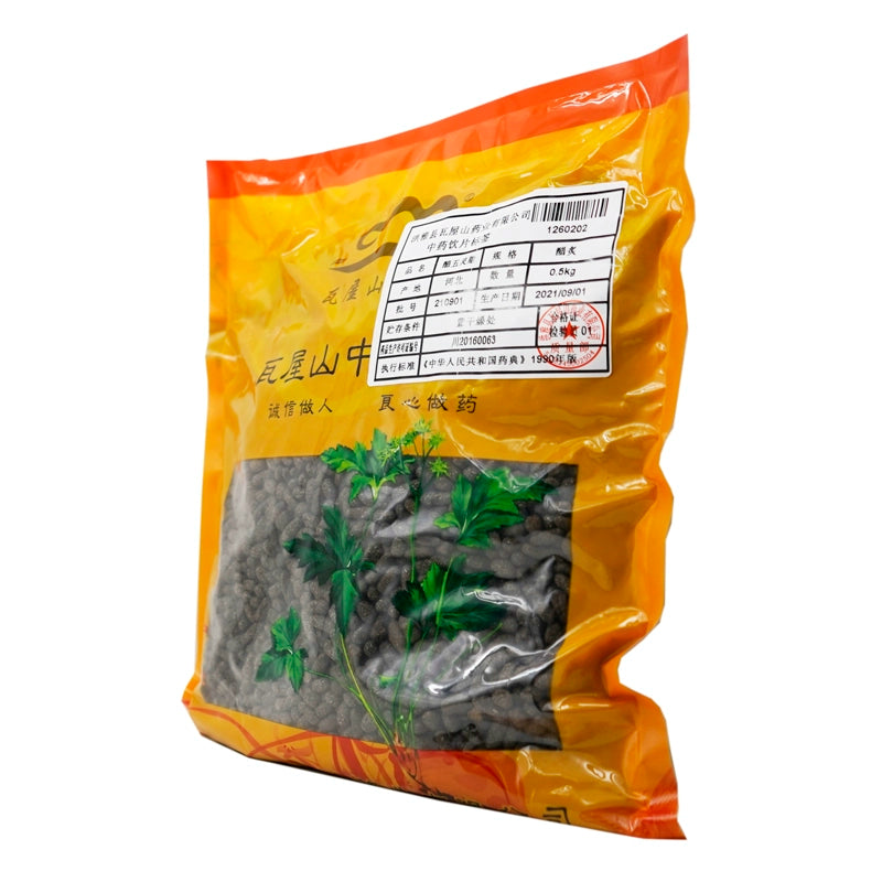 Wawashan Pharmaceuticals Chinese Medicine Drinks Vinegared Wuling Resin Vinegared Herbs Chinese Herbal Medicine Shop瓦屋山药业中药饮片 醋五灵脂 醋炙 中药材抓配 中药材店铺大全