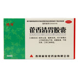 Deji Huo Xiang Qing Stomach Capsules 0.32g*48 capsules/box OTC 德济 藿香清胃胶囊 0.32g*48粒/盒 OTC