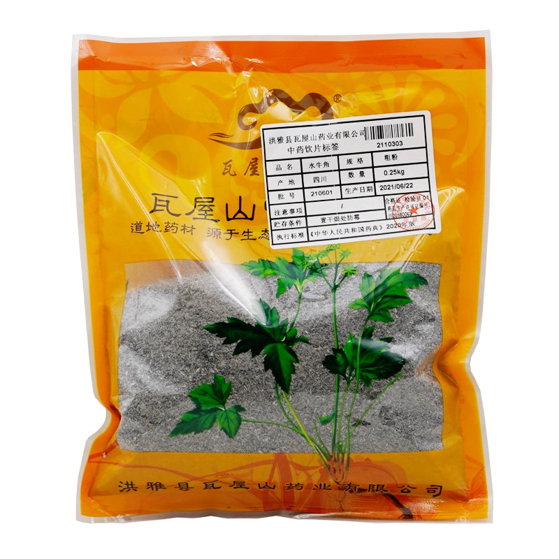 Wawashan Pharmaceuticals Chinese Medicine Drinks Buffalo horn Coarse Powder Chinese Herbal Medicine Grab & Go Chinese Herbal Medicine Store瓦屋山药业中药饮片 水牛角 粗粉 中药材抓配 中药材店铺大全 Main image