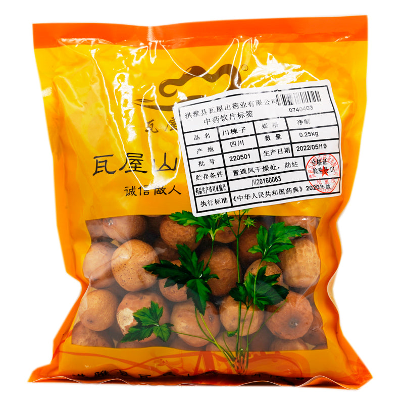 Wawasan Pharmaceuticals Chinese Herbal Drinks Neem Ziziphi Pure Chinese Herbal Remedies Chinese Herbal Shop 瓦屋山药业中药饮片 川楝子 净制 中药材抓配 中药材店铺 Main image