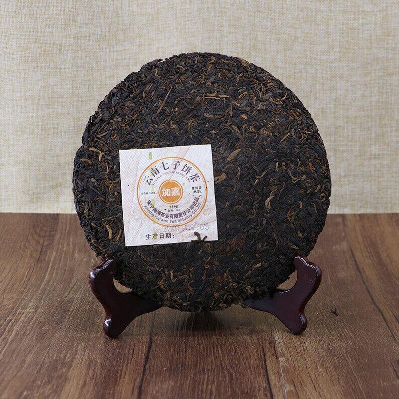 CIFbuy Lao Tong Zhi JIA JIA 7598 Anning Haiwan Yunnan Pu-erh Tea Cake 2007 357g Ripe