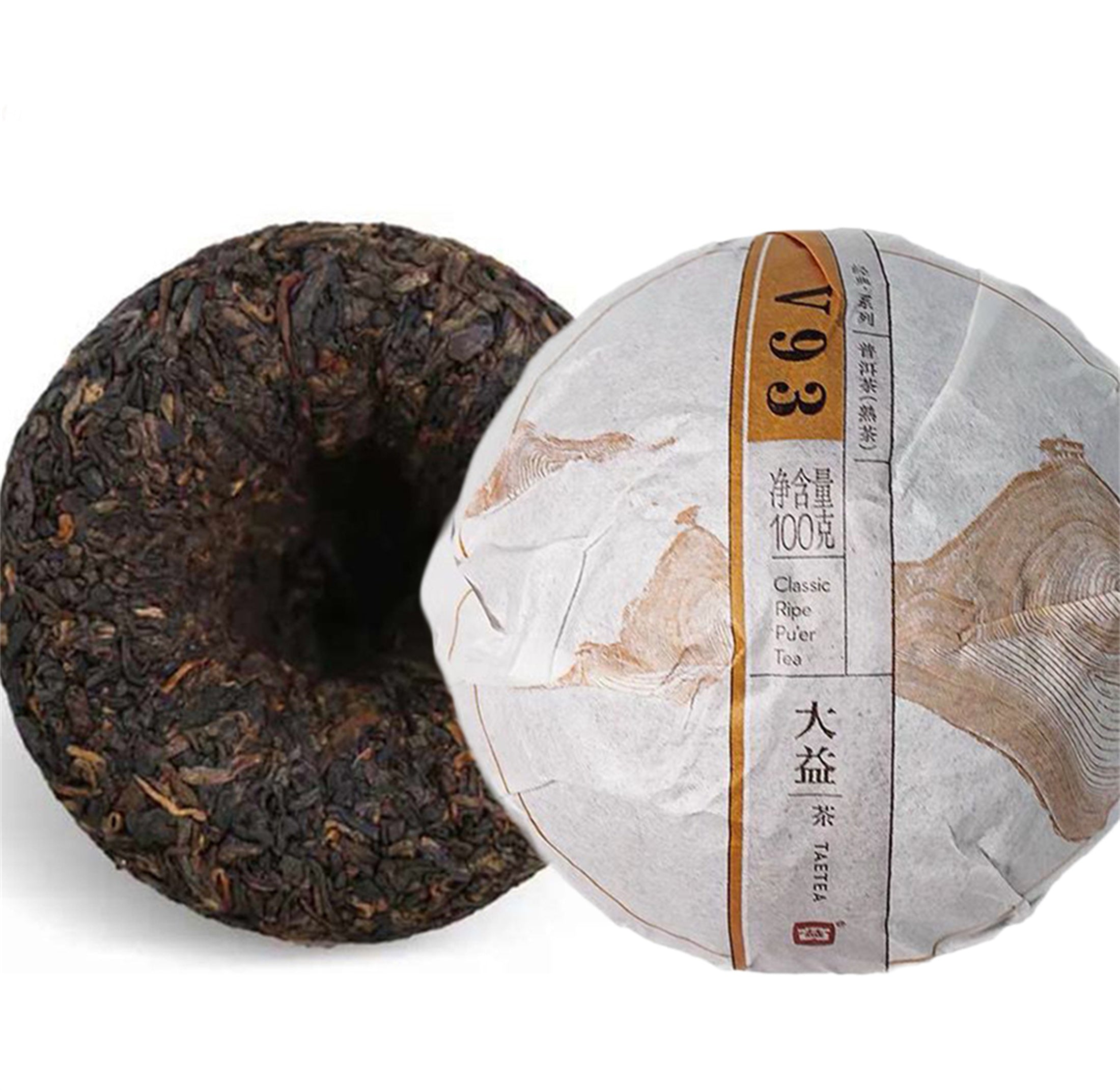 V93 Batch 1701 Shu Puer Tuocha Classic Puer TAETEA Yunnan Tuo Tea 100g Secondary image