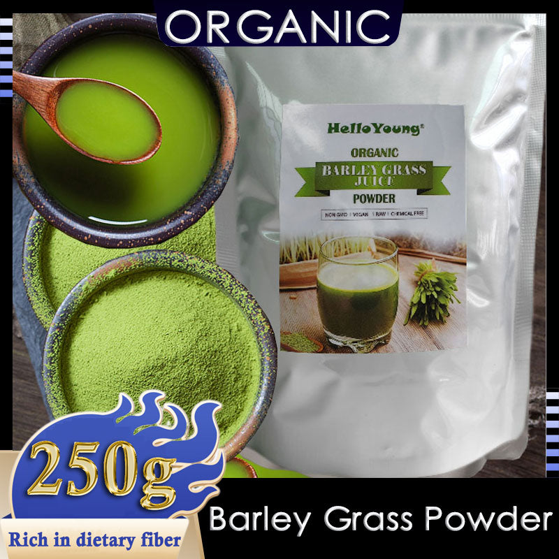 Barley Grass Powder Original 100% healthy Pure Organic Barley Rich in Immune Vitamin, Fibers, Minerals, Antioxidants and Protein Main image