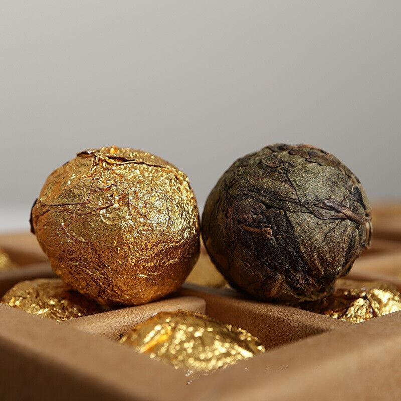 CIFbuy Yunnan Pu'er Tea 18 Old Banzhang Ancient Tree Gold Leaf Raw Tea Dragon Pearl
