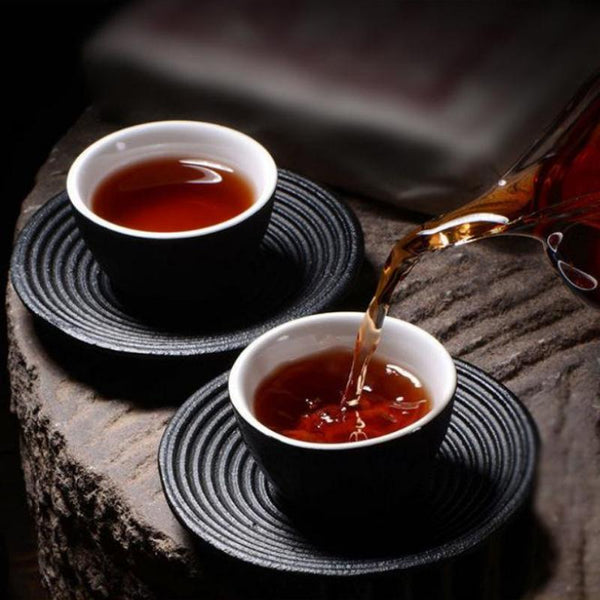 CIFbuy100g Menghai Bulang Mountain Pu'er Cooked Tea Yunnan Old Tree Aged Pu-erh Tea