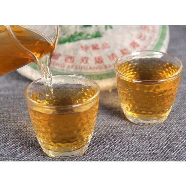CIFbuy Yr Nan Nuo Shan Qiao Mu Qi Zi Yuan Cha Collection Menghai Raw Puer Tea 357g