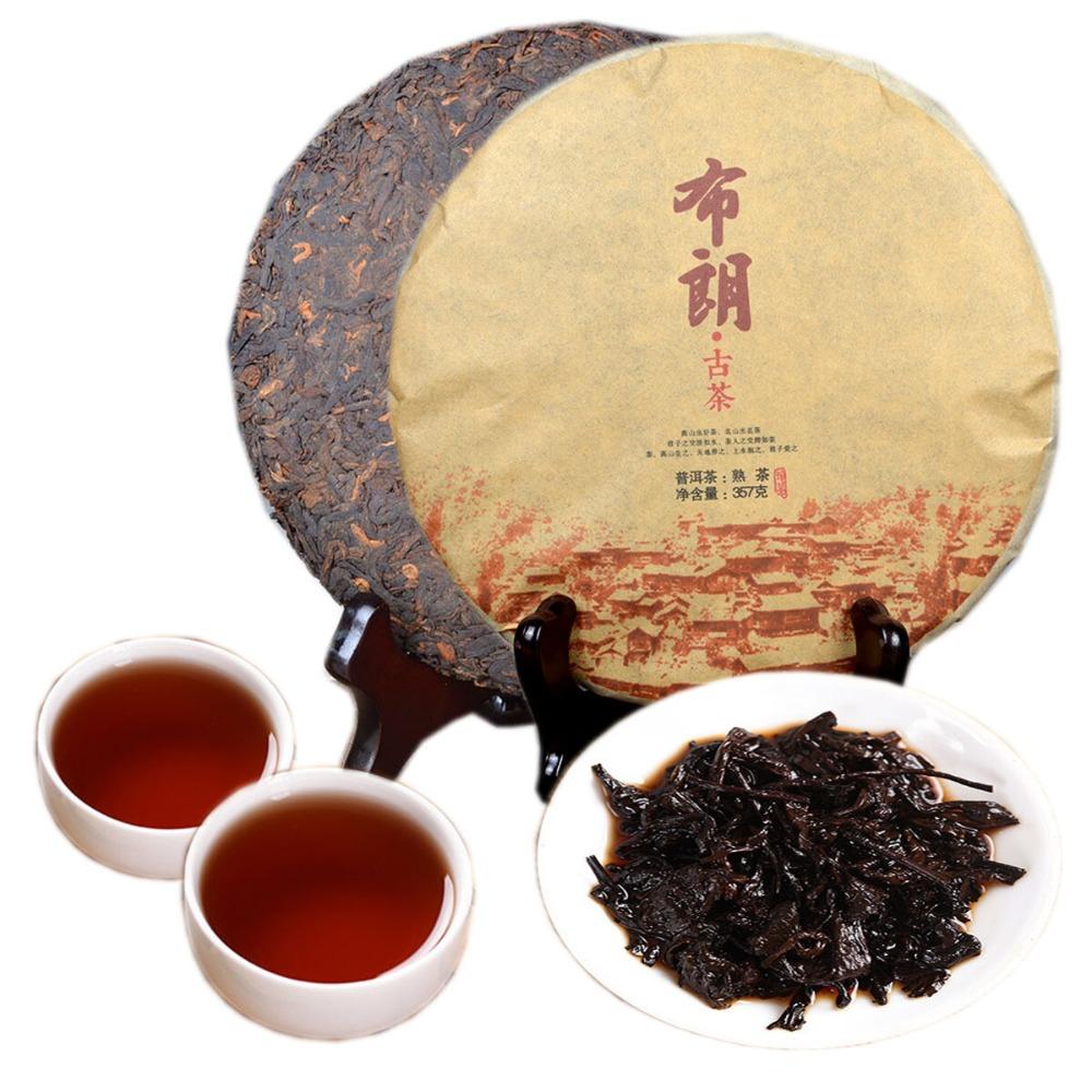 CIFbuy Puerh Tea Cake 357g Yunnan Ancient Tree Natural Energy Ripe Pu erh Healthy Drink Secondary image