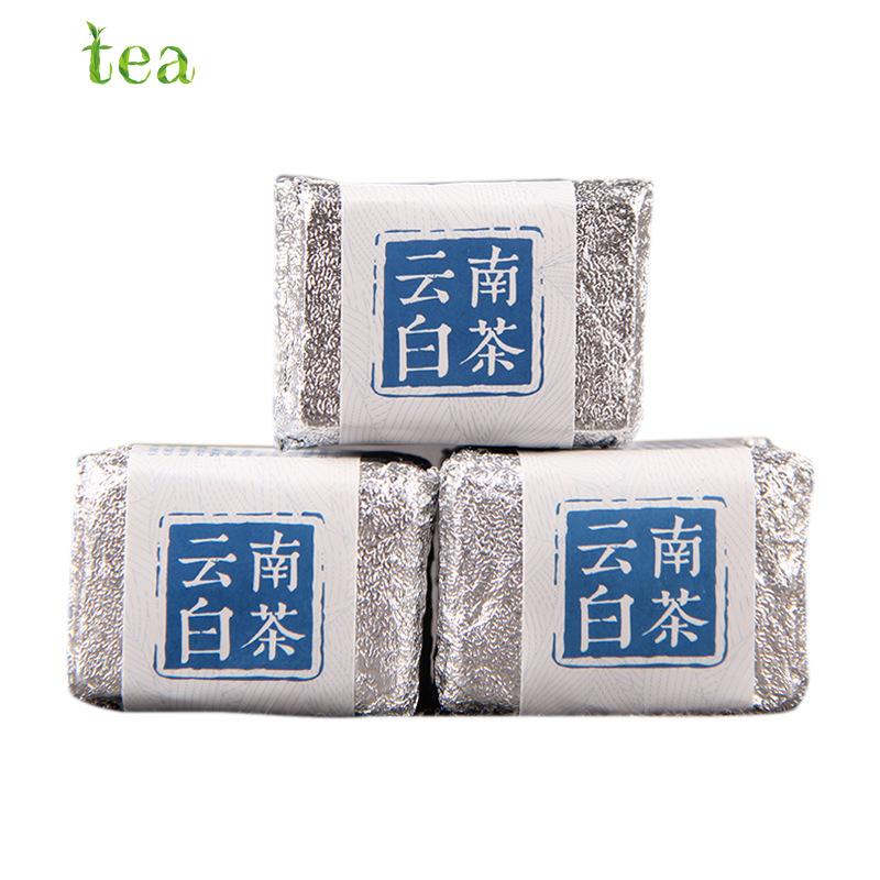 CIFbuy Yunnan White Tea Xiaotuo, White Tea with Gold Brick, Small Square Brick, 500g, Sun-dried Honey-scented White Tea