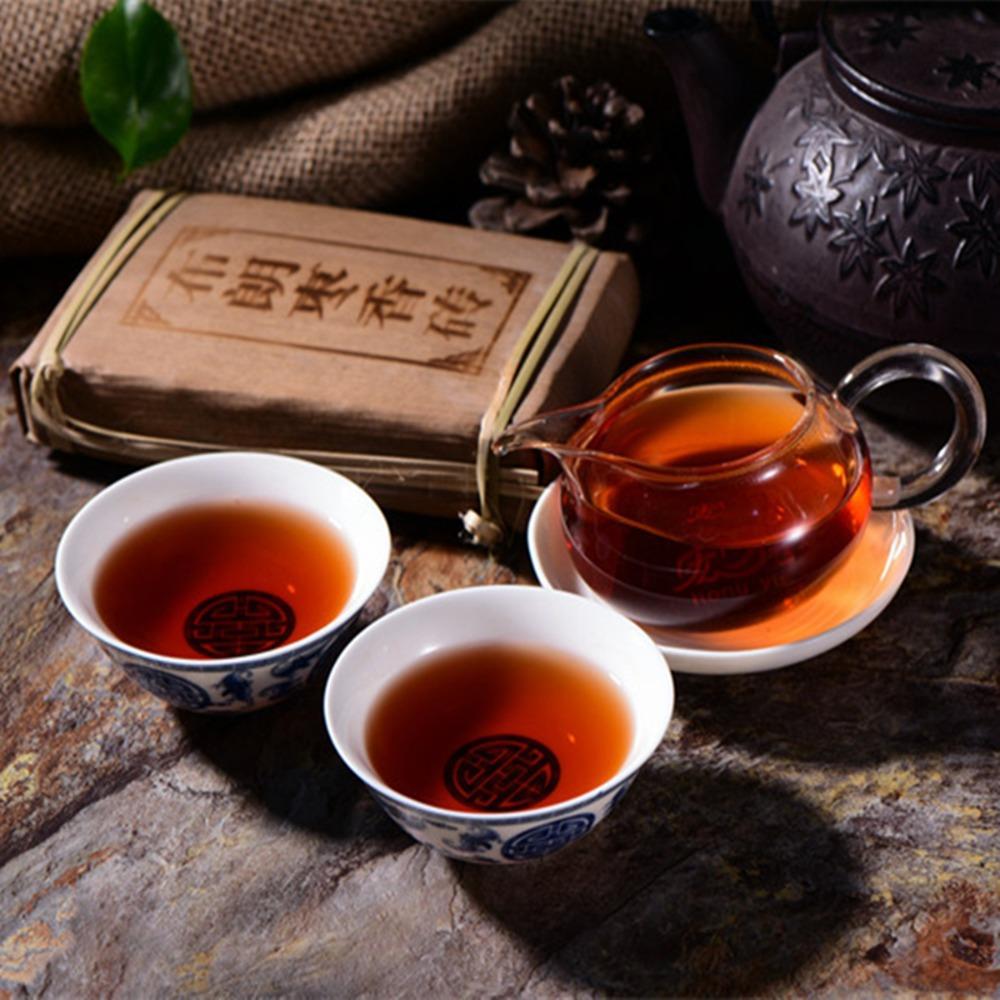 CIFbuy Organic Ripe Pu'er Tea Brick 250g, Rich Earthy Aroma, Traditional Chinese Fermented Dark Tea for Daily Wellness Secondary image