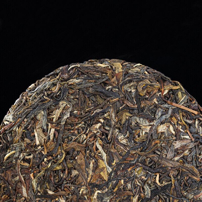 CIFbuy 357g Yunnan Menghai Pu'er Raw Tea Brown Mountain Qizi Cake Ancient Tree Tea