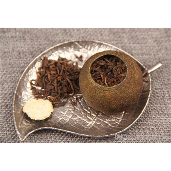 CIFbuy Yunnan Organic Ripe Pu-erh Tea Citrus Mini 100g