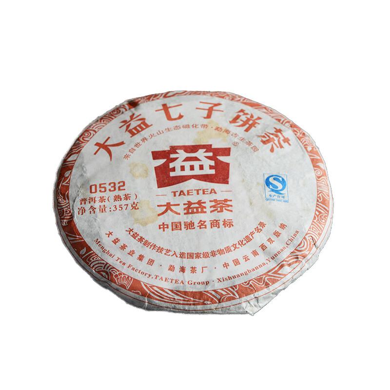 CIFbuy 2012 Yr TAETEA 0532 Batch 201 Shu Pu Er Ripe Puer Tea 357g Dayi Puerh Tea Cake
2012年大益0532批次201熟普洱茶饼357克