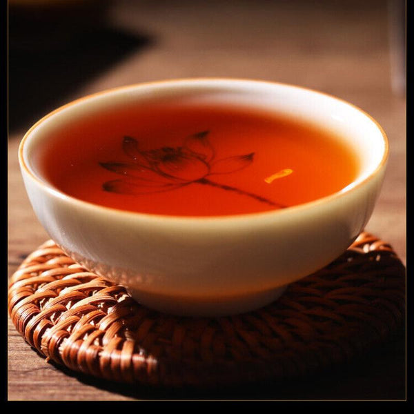 CIFbuy 200g Yunnan Menghai Large Tree Dry Storage Hand Brewed Tea Ripe Tea Brick