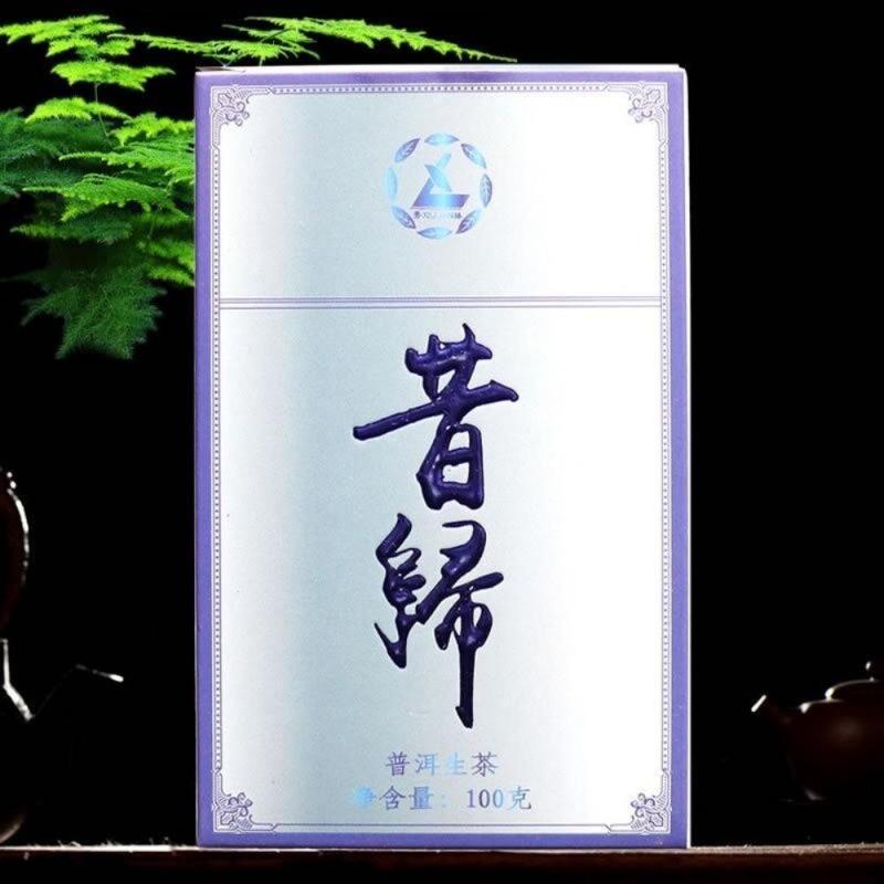 CIFbuy Yunnan Xigui Iceland Premium Ancient Tree Raw Pu-erh Brick 100g Gift Box