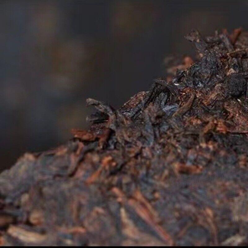 CIFbuy 357g Yunnan Qizi Shu Puerh Cake Tea 2004 Menghai 7572 Old Pu-erh Ripe Tea Cake