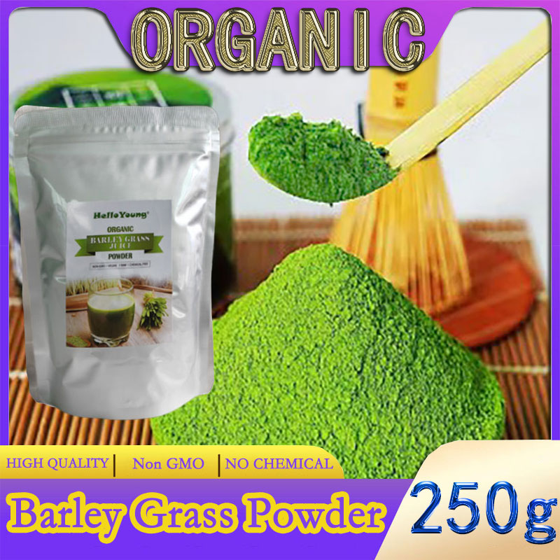 Organic Barley Grass Powder original 250g barley grass official store organic barley grass powder Natural Superfood, Vegan, Gluten Free, Non-GMO, Kosher Main image