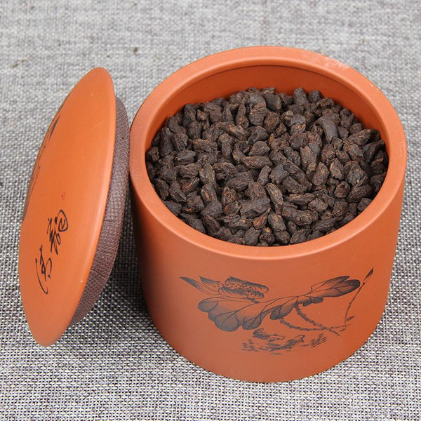 CIFbuy Menghai Aged Pu'er Tea, 250g (Purple Sand Can)