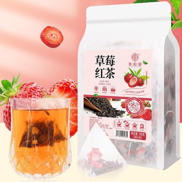 CIFbuy Strawberry Black Tea Herbal Tea 150g