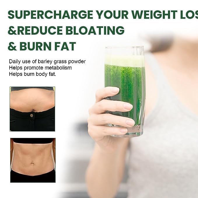 Organic Barley Grass Powder original 250g moistening intestines, RAW, Chlorophyll & Trace Minerals No Maltodextrin & Sugar