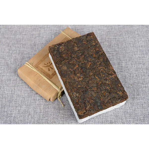CIFbuy Pu'er Tea Golden Bud Brick 250g Ripe Tea Brick Healthy Drink