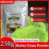 Organic Barley Grass Powder original 250g moistening intestines, RAW, Pure, Kosher, Vegan, Bulk. Good Source of Fiber, Protein