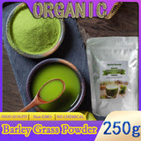Organic Barley Grass Powder original 250g barley grass official store pure organic barley Non-GMO Vegan Cold-Juiced and Low-Temperature Dried