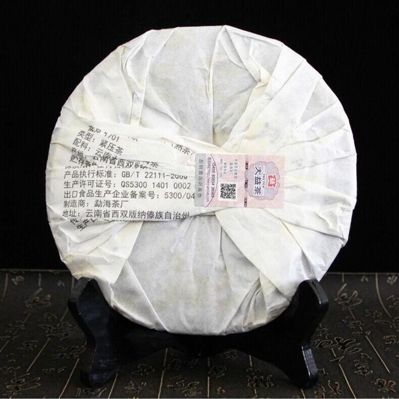 CIFbuy 2017 ORIGINAL Dragon Pillar Yuan Cha Menghai Dayi Puer Tea Ripe Pu Erh Cake 357g