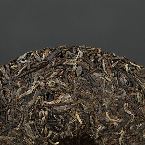 CIFbuy 2016 Xiaguan Qian Jia Zhai Wild Aged Old Tree Round Cake Puer Raw Pu'er Tea 357g