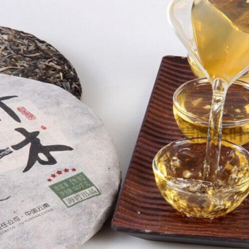 CIFbuy 2013 Haiwan Old Comrade Five Star Arbor 357g Qiaomu Puerh Tea Age-Fermeted Tea