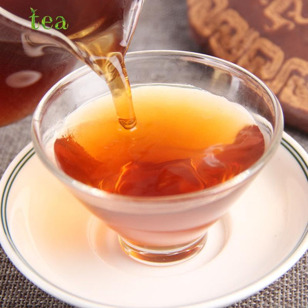 CIFbuy Menghai Chengyun Aged Pu'er Prepared Tea, Yunnan Special 7-Cake Package in Whole Bamboo Husk