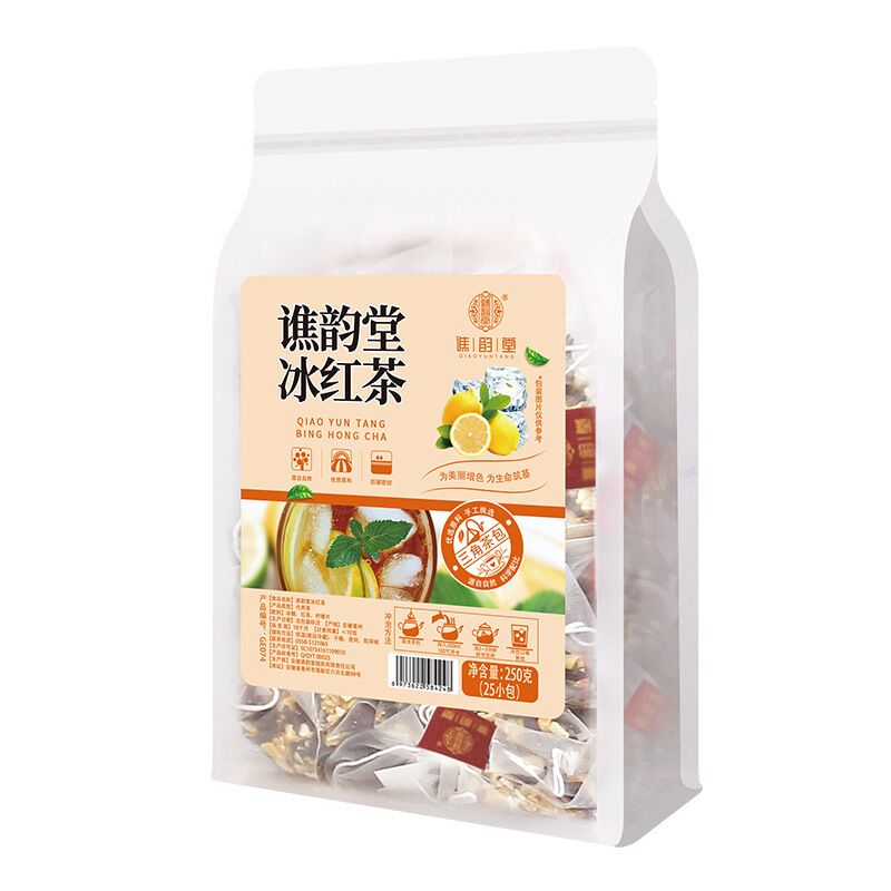 Iced Tea Triangle Bag Tea Hong Kong Style Lemon Iced Tea Flavor Tea Drinks 250g