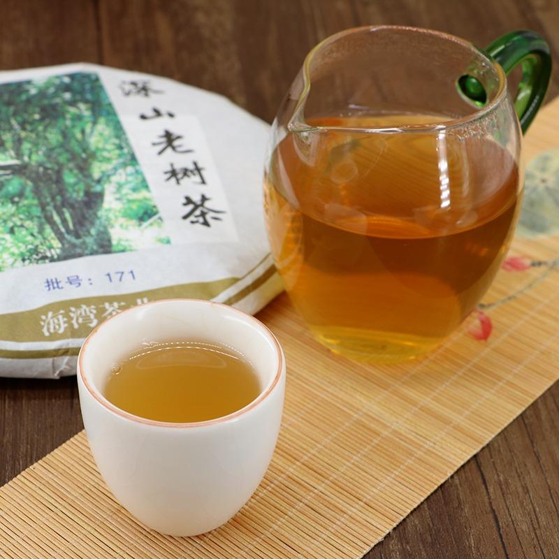 CIFbuy 2017 500g Raw HAIWAN Brand Old Comrade Deep Mountain Old Tree Pu-erh Tea Cake