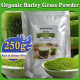 Barley Grass Powder Original 100% Pure And Organic Green Tea Barley Grass Powdered Drink Rich in Immune Vitamin, Fibers, Minerals