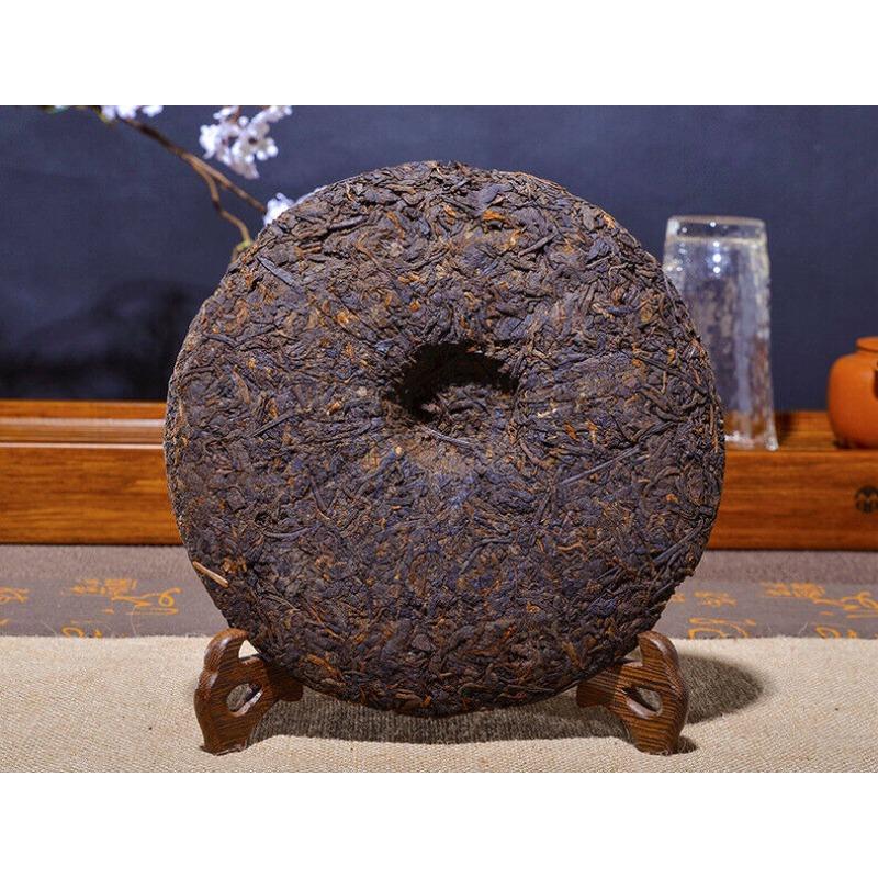 CIFbuy Pu'er Ripe Tea Cake Lao Banzhang Ripe Tea Cake Brown Mountain Ancient Tea Cake