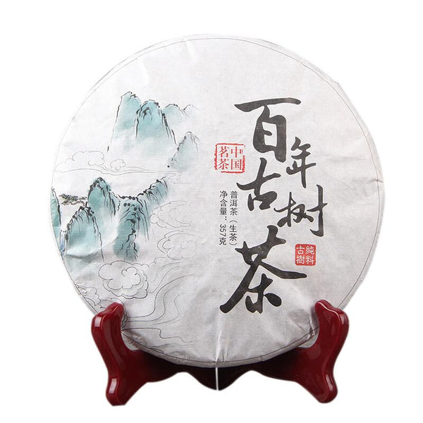 CIFbuy 357g 2017 Ancient Tree Raw Pu-erh Tea Cake Handmade Yunnan